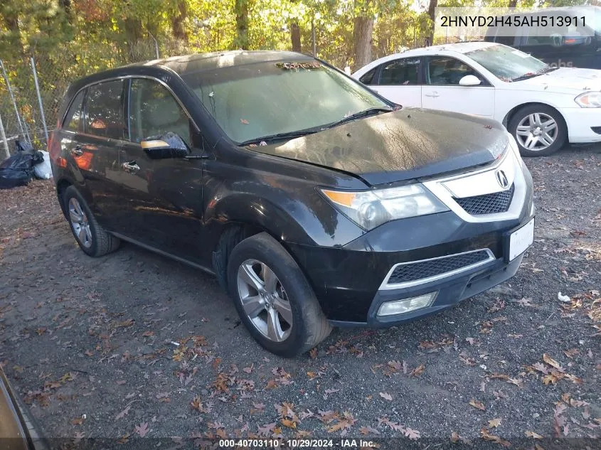 2010 Acura Mdx Technology Package VIN: 2HNYD2H45AH513911 Lot: 40703110