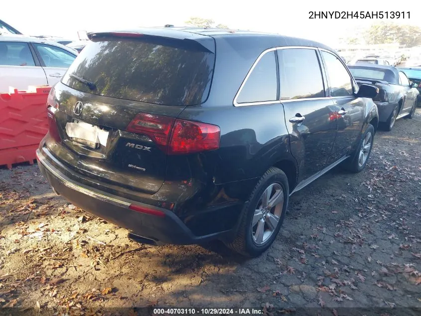 2010 Acura Mdx Technology Package VIN: 2HNYD2H45AH513911 Lot: 40703110