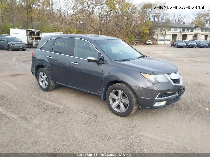 2010 Acura Mdx Technology Package VIN: 2HNYD2H6XAH523450 Lot: 40729185