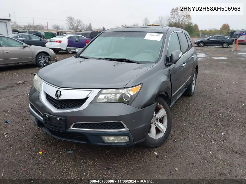 2010 Acura Mdx Technology Package VIN: 2HNYD2H68AH506968 Lot: 40763086