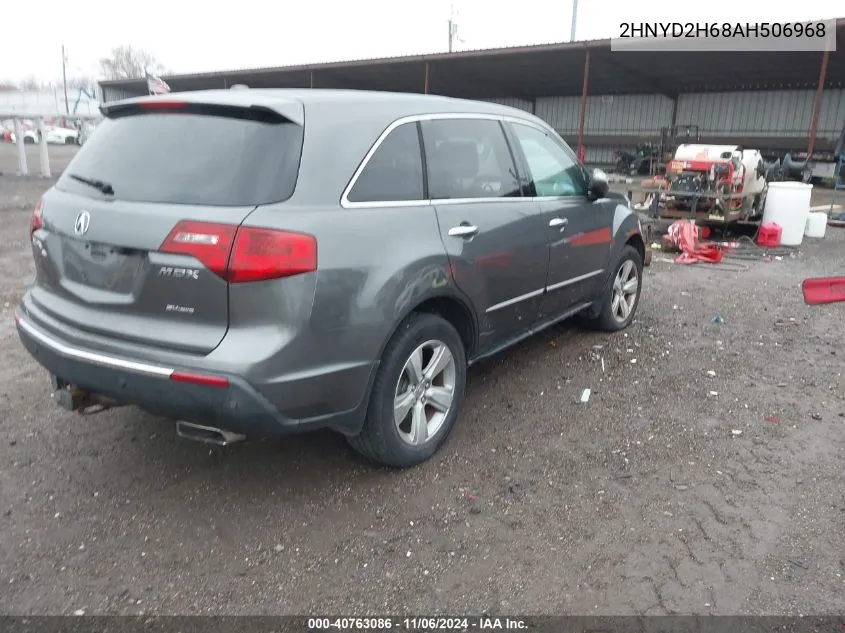 2010 Acura Mdx Technology Package VIN: 2HNYD2H68AH506968 Lot: 40763086