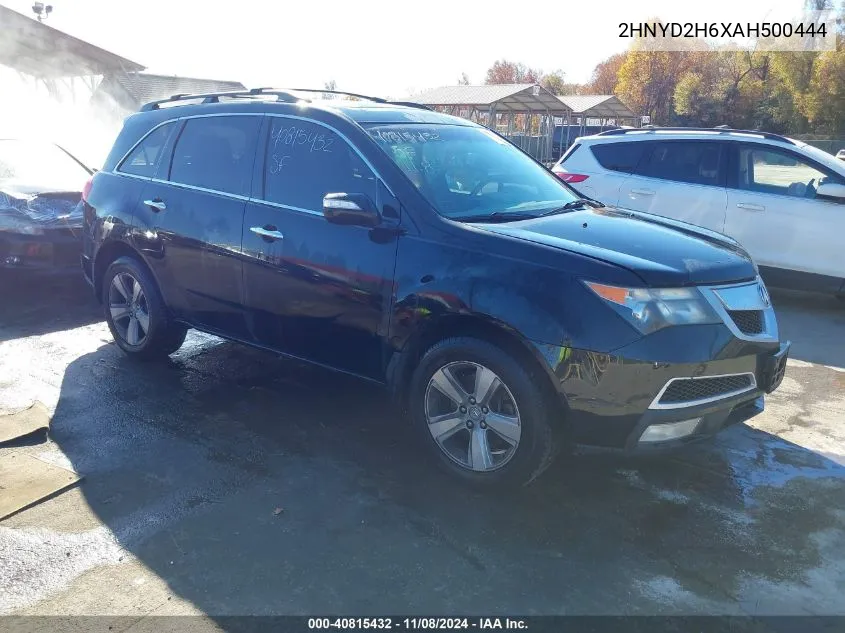 2010 Acura Mdx Technology Package VIN: 2HNYD2H6XAH500444 Lot: 40815432