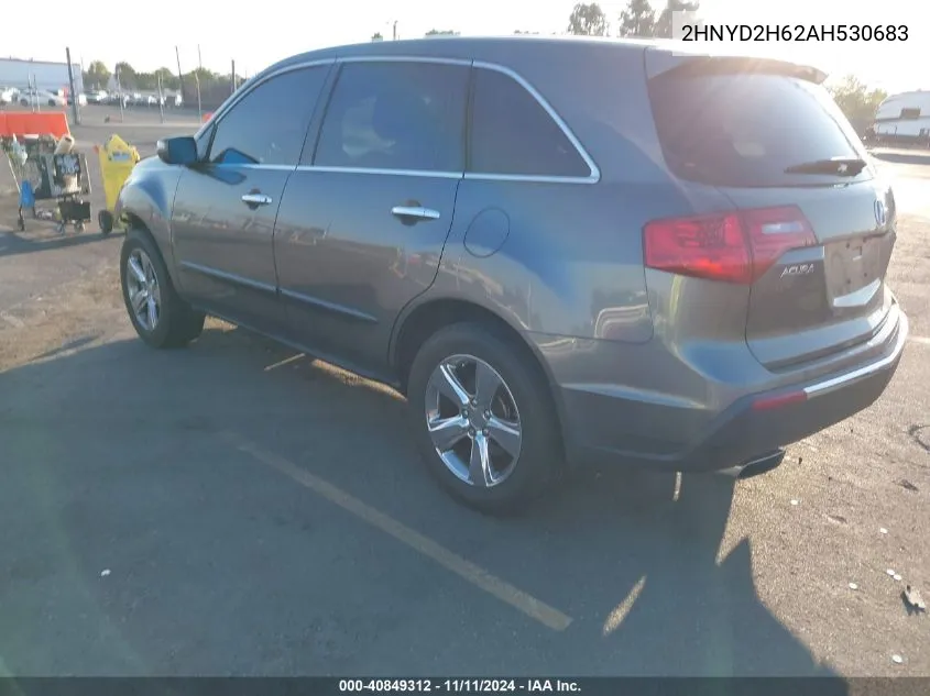 2010 Acura Mdx Technology Package VIN: 2HNYD2H62AH530683 Lot: 40849312