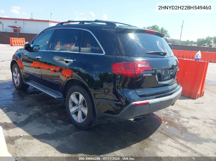 2HNYD2H22BH549460 2011 Acura Mdx