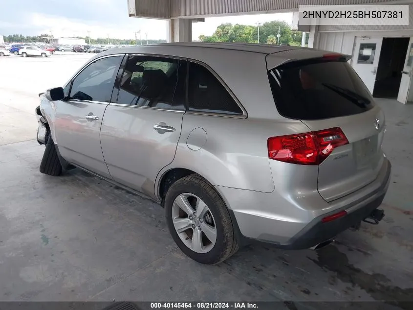 2HNYD2H25BH507381 2011 Acura Mdx