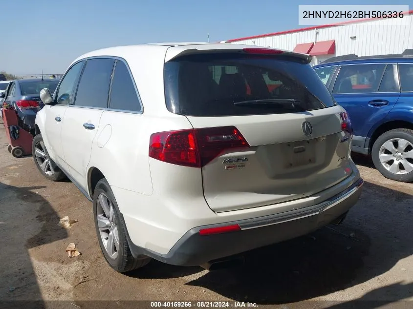 2HNYD2H62BH506336 2011 Acura Mdx Technology