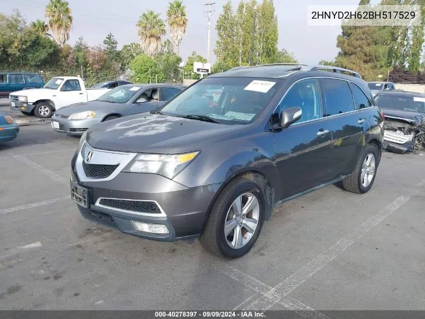 2HNYD2H62BH517529 2011 Acura Mdx Technology Package