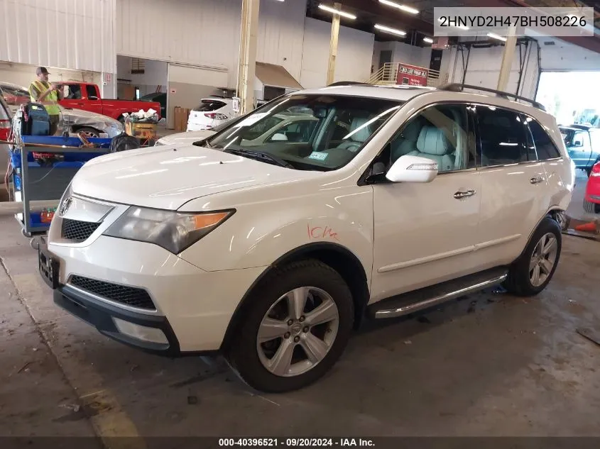 2HNYD2H47BH508226 2011 Acura Mdx Technology Package