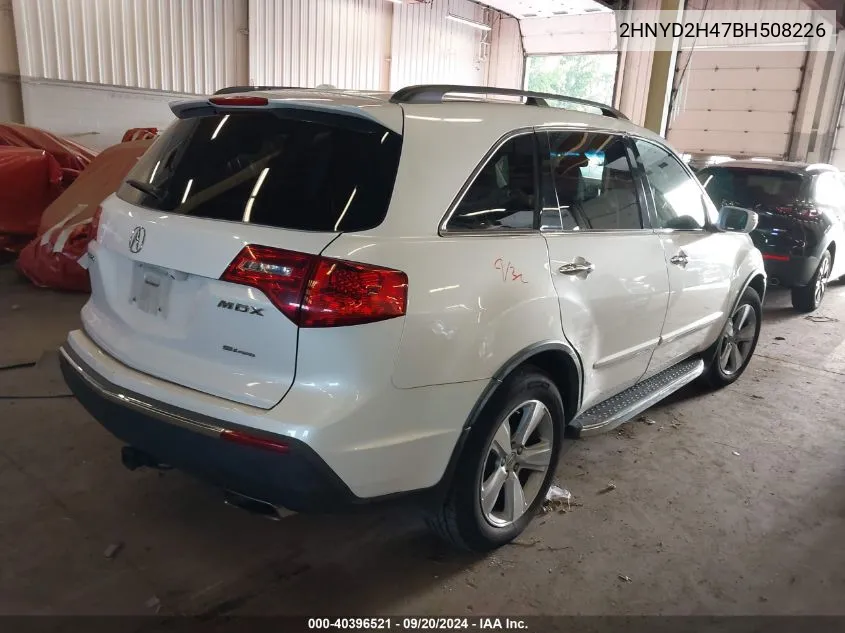 2011 Acura Mdx Technology Package VIN: 2HNYD2H47BH508226 Lot: 40396521