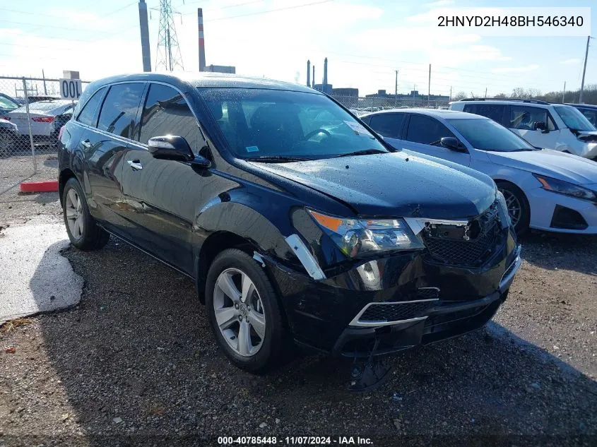 2011 Acura Mdx Technology Package VIN: 2HNYD2H48BH546340 Lot: 40785448