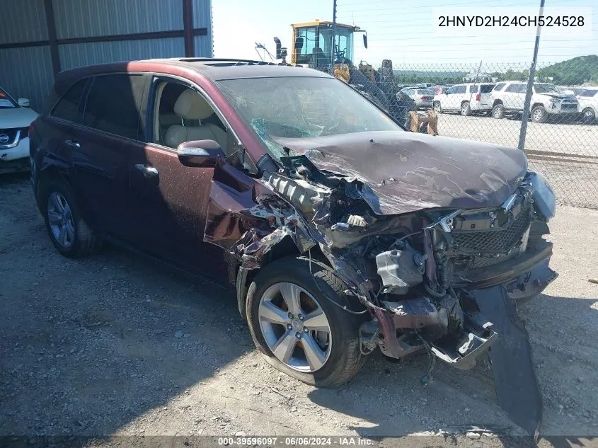 2HNYD2H24CH524528 2012 Acura Mdx