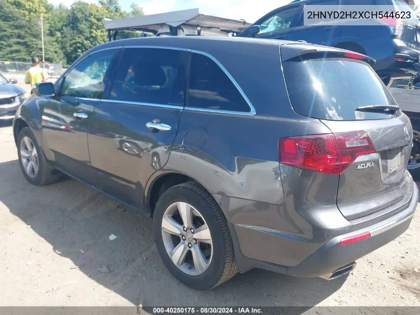 2012 Acura Mdx VIN: 2HNYD2H2XCH544623 Lot: 40250175