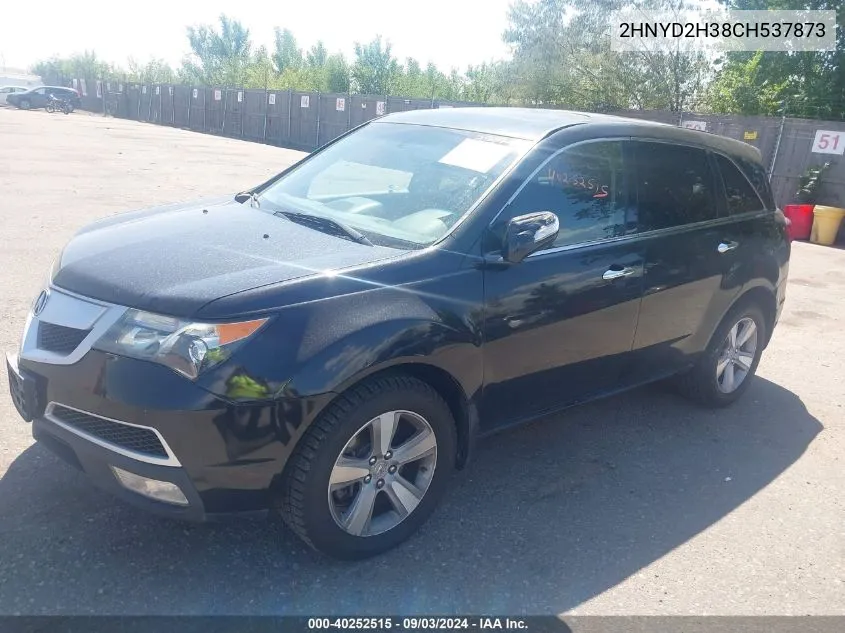 2012 Acura Mdx Technology Package VIN: 2HNYD2H38CH537873 Lot: 40252515