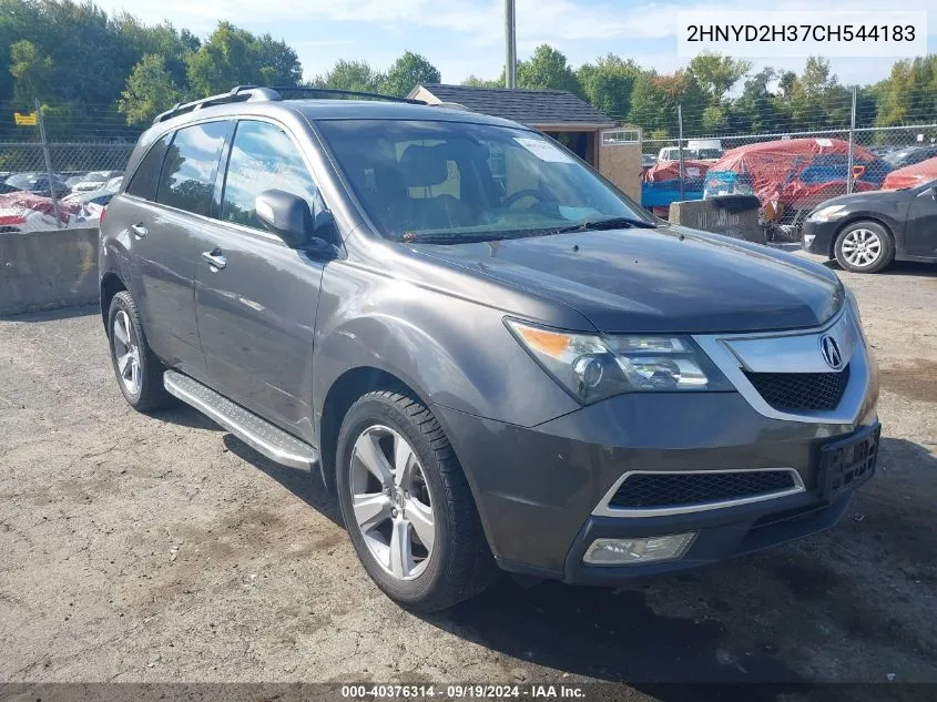 2012 Acura Mdx Technology Package VIN: 2HNYD2H37CH544183 Lot: 40376314