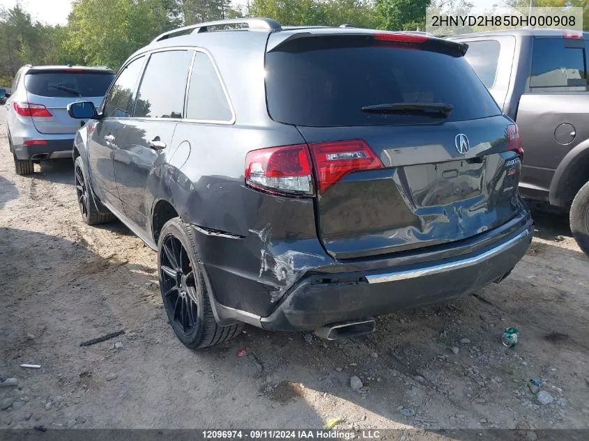 2HNYD2H85DH000908 2013 Acura Mdx Advance