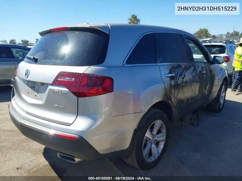 2HNYD2H31DH515229 2013 Acura Mdx Technology Package