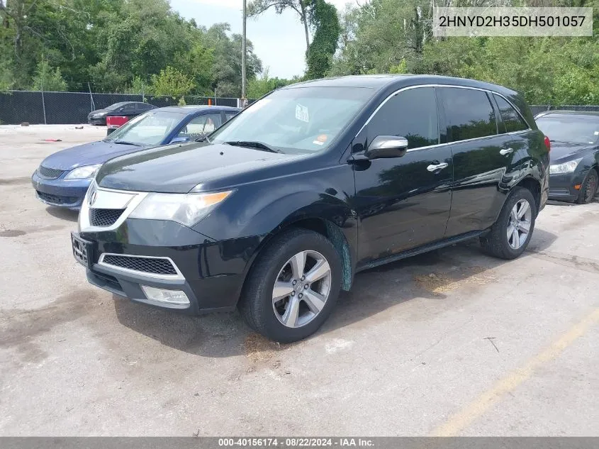 2013 Acura Mdx Technology Package VIN: 2HNYD2H35DH501057 Lot: 40156174