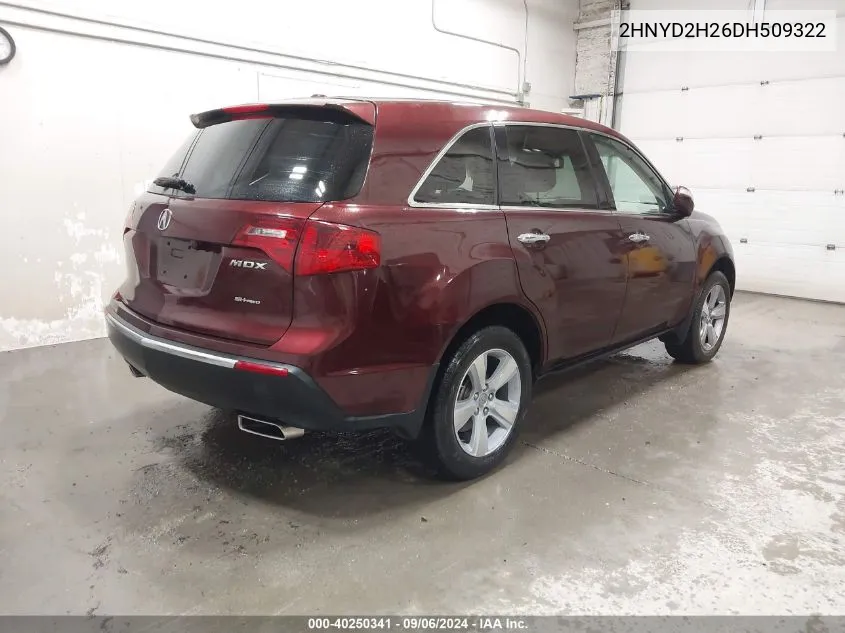 2HNYD2H26DH509322 2013 Acura Mdx