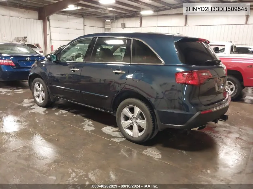 2013 Acura Mdx Technology Package VIN: 2HNYD2H33DH509545 Lot: 40282829