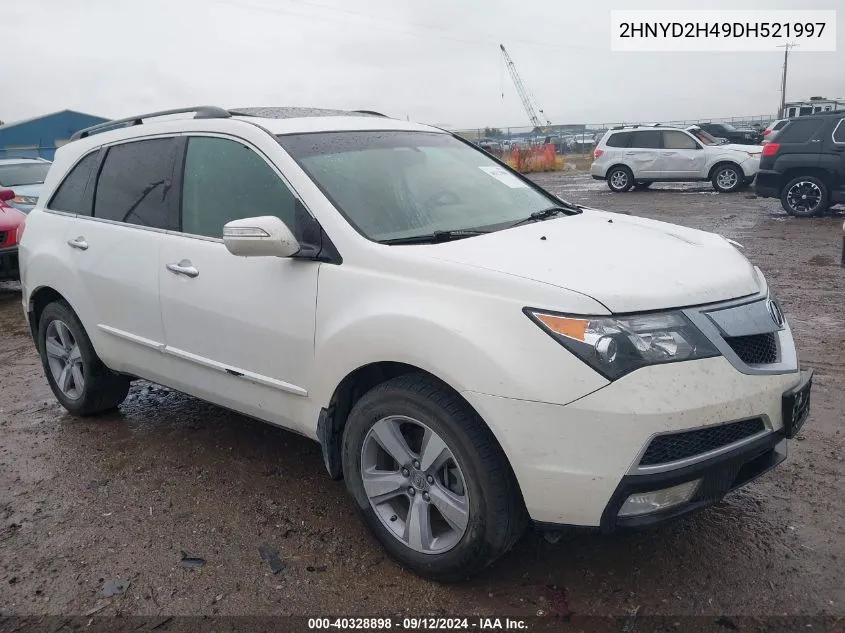 2HNYD2H49DH521997 2013 Acura Mdx Technology