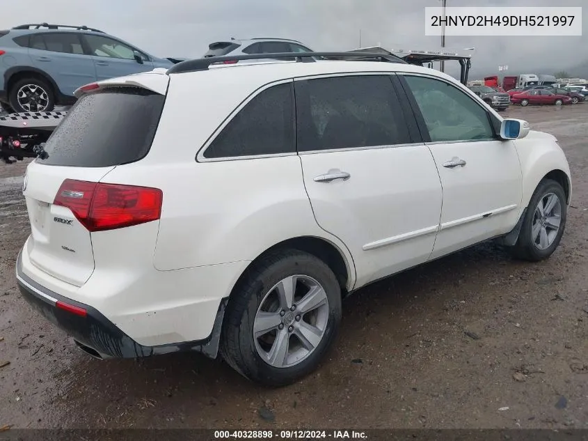 2HNYD2H49DH521997 2013 Acura Mdx Technology