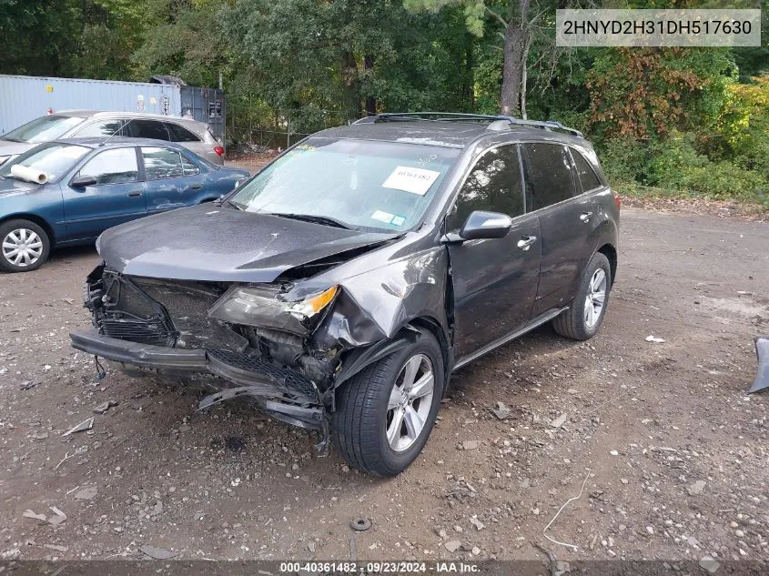 2013 Acura Mdx Technology Package VIN: 2HNYD2H31DH517630 Lot: 40361482