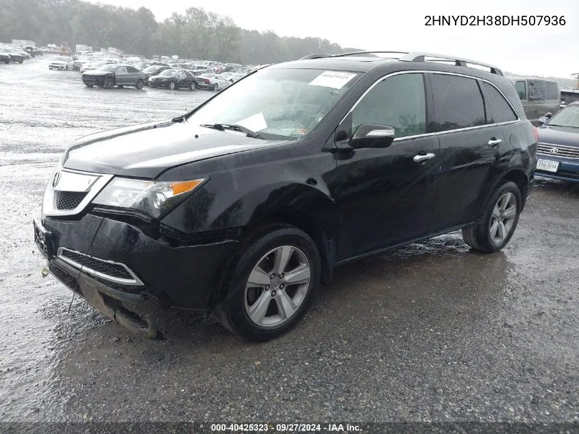 2013 Acura Mdx Technology Package VIN: 2HNYD2H38DH507936 Lot: 40425323