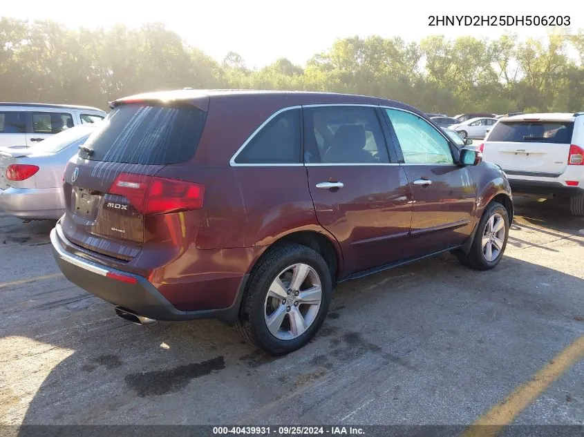 2HNYD2H25DH506203 2013 Acura Mdx