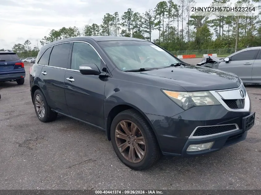 2013 Acura Mdx Advance Package VIN: 2HNYD2H67DH523264 Lot: 40441374