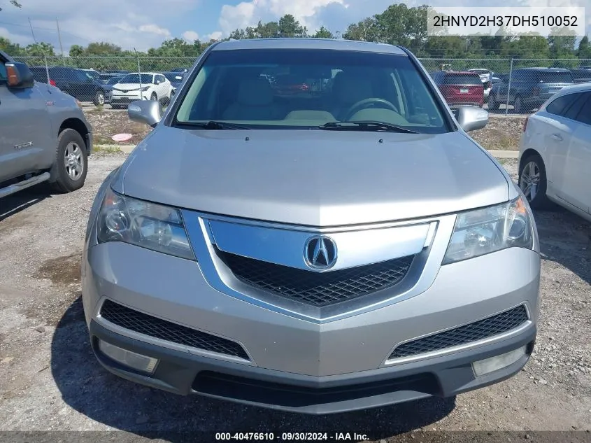 2HNYD2H37DH510052 2013 Acura Mdx Technology