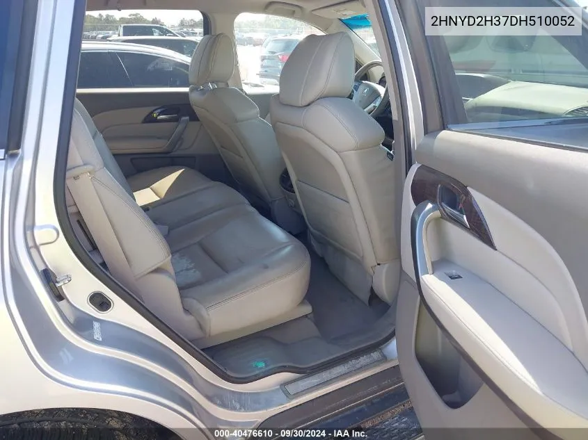 2HNYD2H37DH510052 2013 Acura Mdx Technology