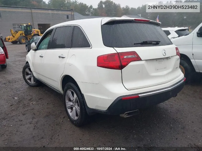 2013 Acura Mdx Technology Package VIN: 2HNYD2H39DH523482 Lot: 40524633