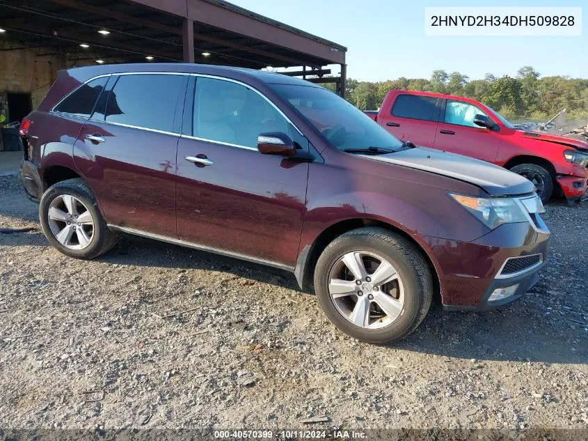 2013 Acura Mdx Technology Package VIN: 2HNYD2H34DH509828 Lot: 40570399