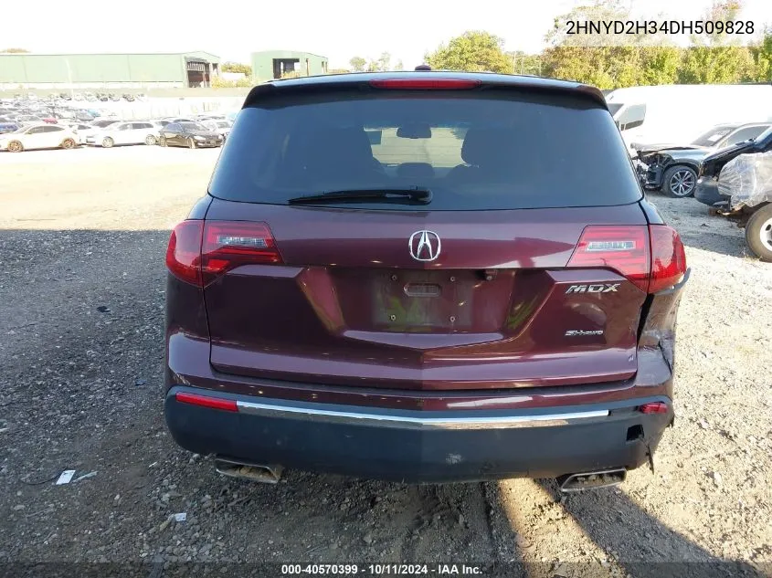 2013 Acura Mdx Technology Package VIN: 2HNYD2H34DH509828 Lot: 40570399