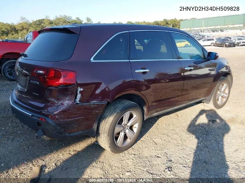 2013 Acura Mdx Technology Package VIN: 2HNYD2H34DH509828 Lot: 40570399