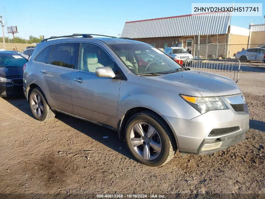 2HNYD2H3XDH517741 2013 Acura Mdx Technology Package