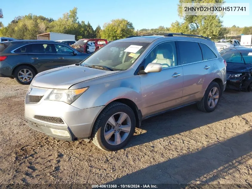 2HNYD2H3XDH517741 2013 Acura Mdx Technology Package