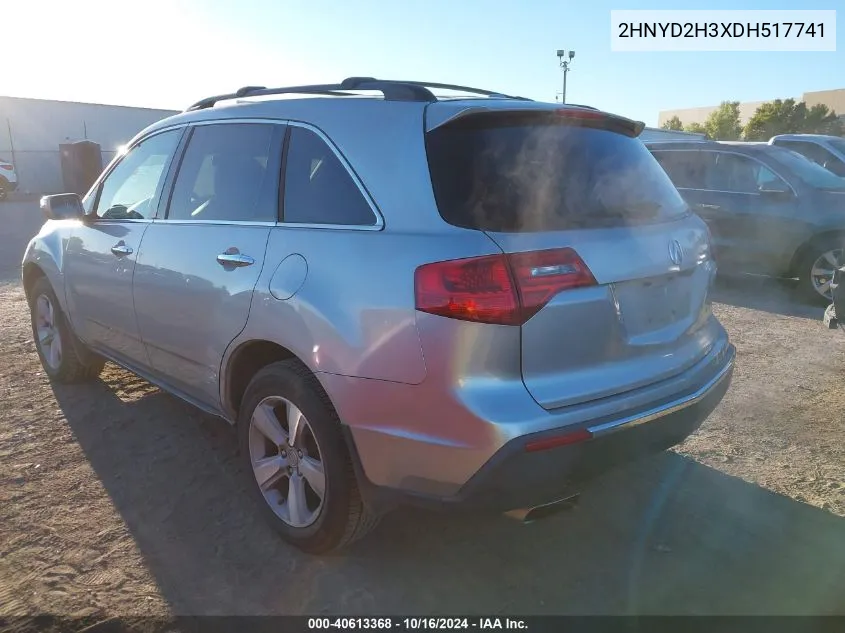 2HNYD2H3XDH517741 2013 Acura Mdx Technology Package