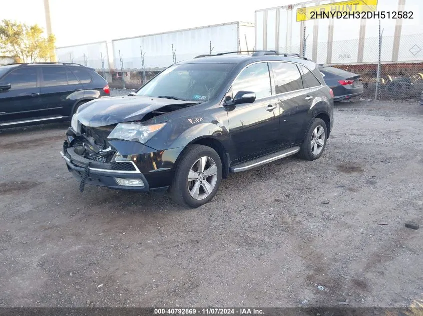 2013 Acura Mdx Technology Package VIN: 2HNYD2H32DH512582 Lot: 40792869