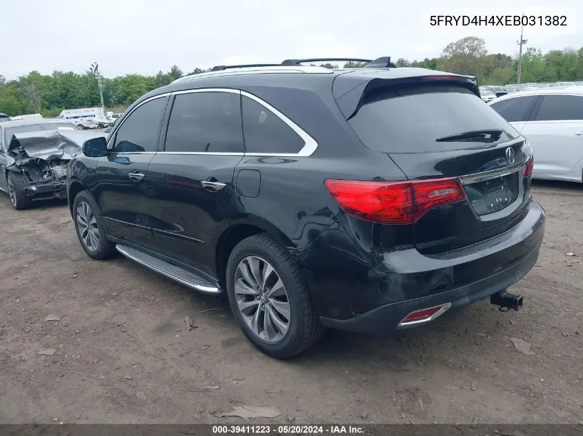 5FRYD4H4XEB031382 2014 Acura Mdx Technology Package