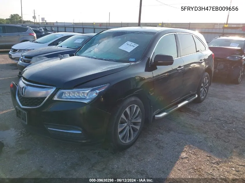 2014 Acura Mdx Technology Package VIN: 5FRYD3H47EB009656 Lot: 39630298