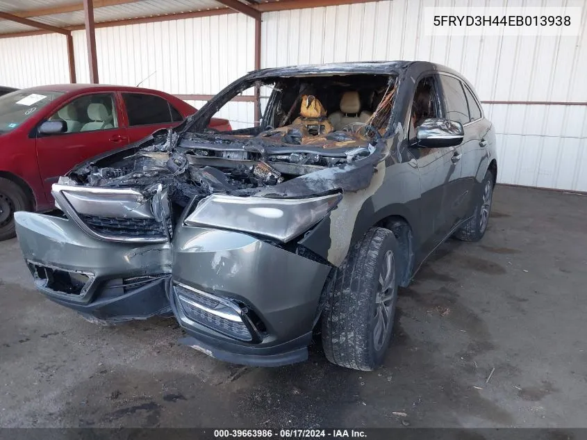 5FRYD3H44EB013938 2014 Acura Mdx Technology Package