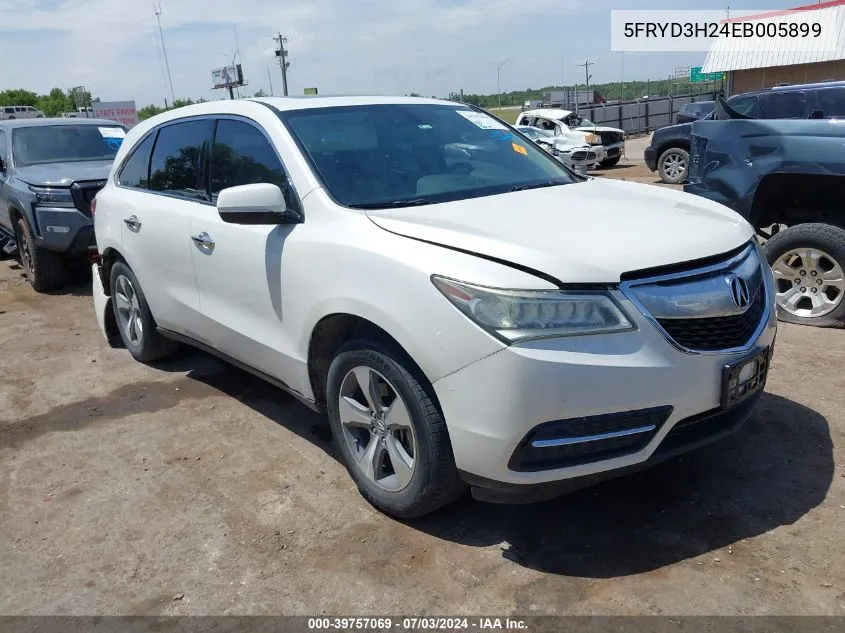 5FRYD3H24EB005899 2014 Acura Mdx