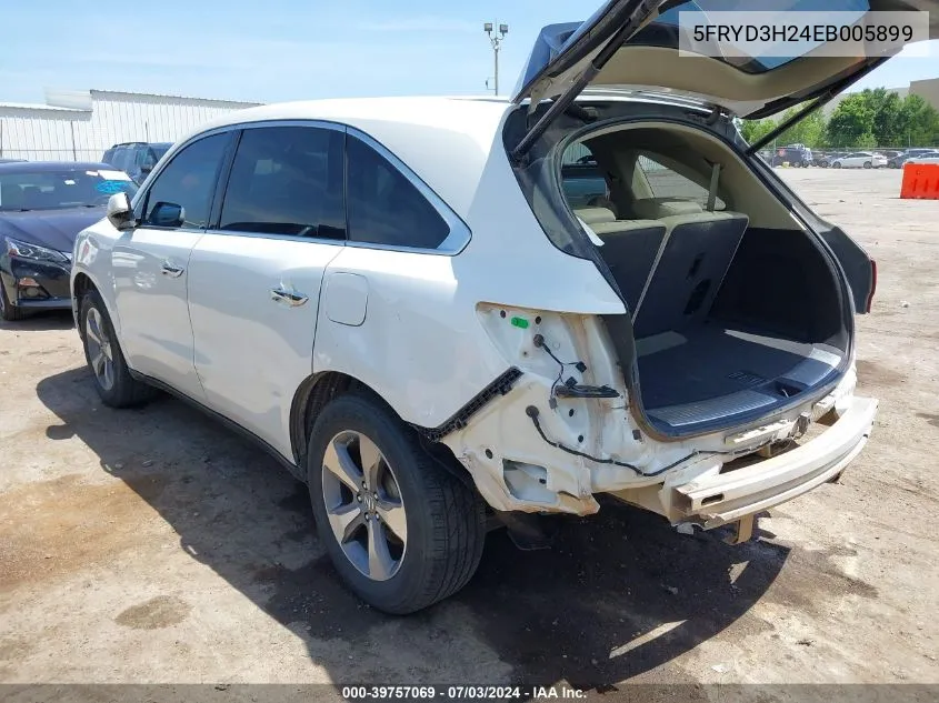 5FRYD3H24EB005899 2014 Acura Mdx