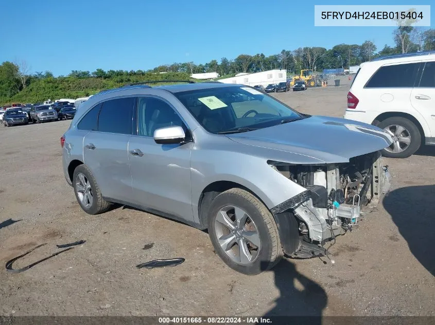 5FRYD4H24EB015404 2014 Acura Mdx