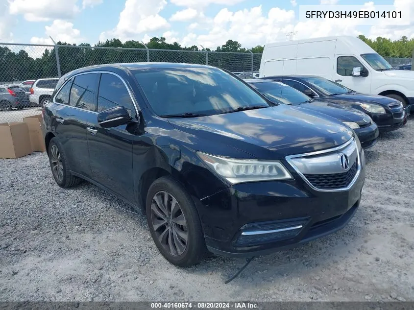 5FRYD3H49EB014101 2014 Acura Mdx Technology Package