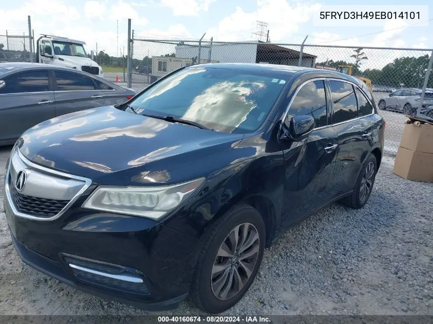 5FRYD3H49EB014101 2014 Acura Mdx Technology Package