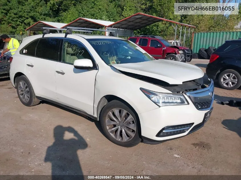 5FRYD4H66EB016055 2014 Acura Mdx Technology