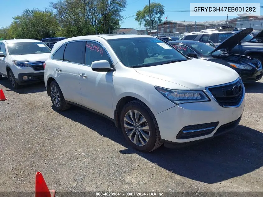 5FRYD3H47EB001282 2014 Acura Mdx Technology Package