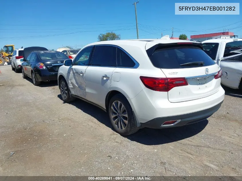 5FRYD3H47EB001282 2014 Acura Mdx Technology Package